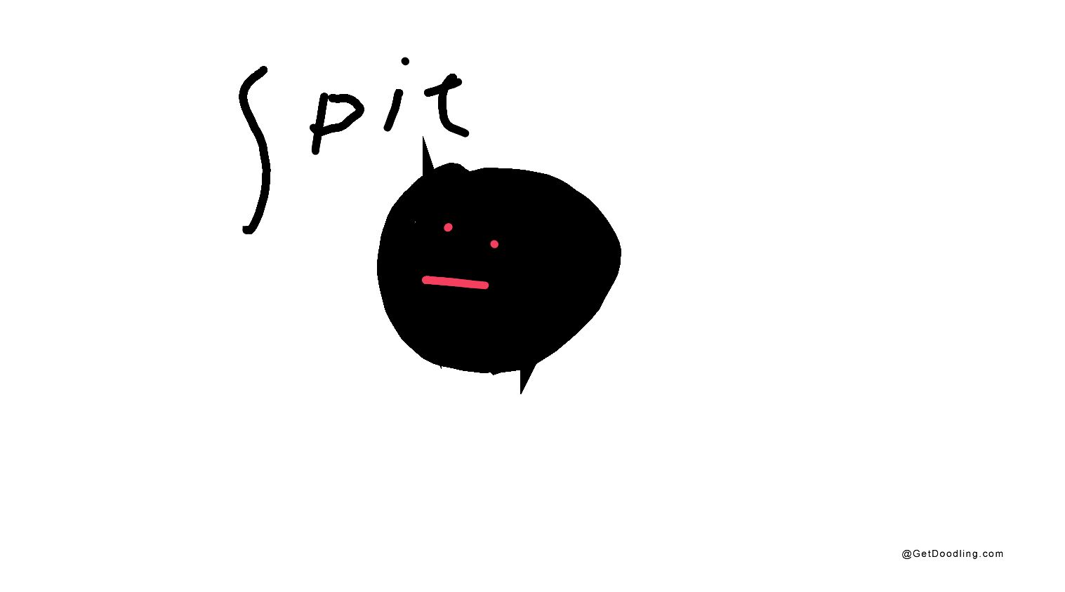 思考中の黒い表情