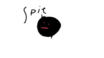 思考中の黒い表情
