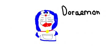 Um gato parecido com o Doraemon.