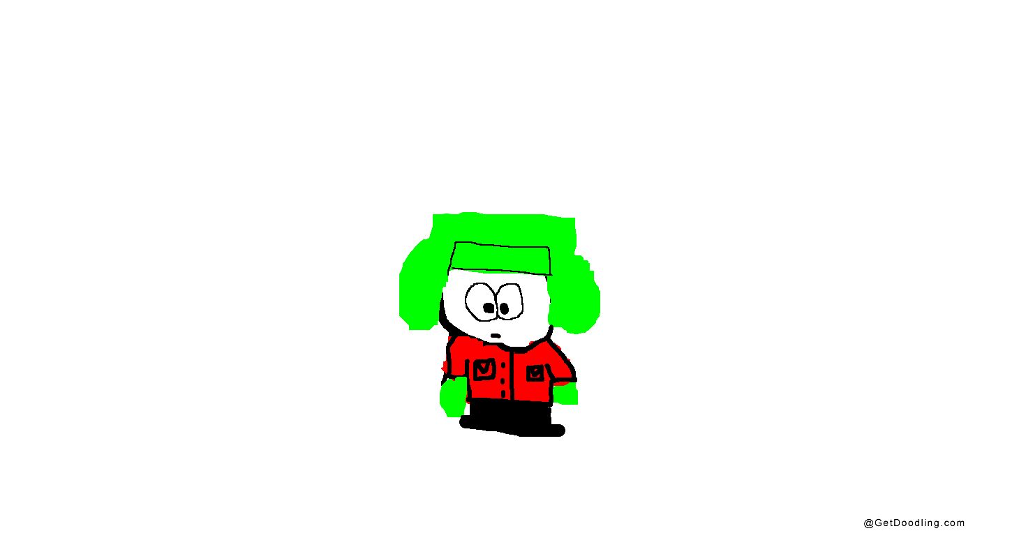 Le petit garçon au chapeau vert et au t-shirt rouge