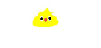 Keltainen Angry Bird.