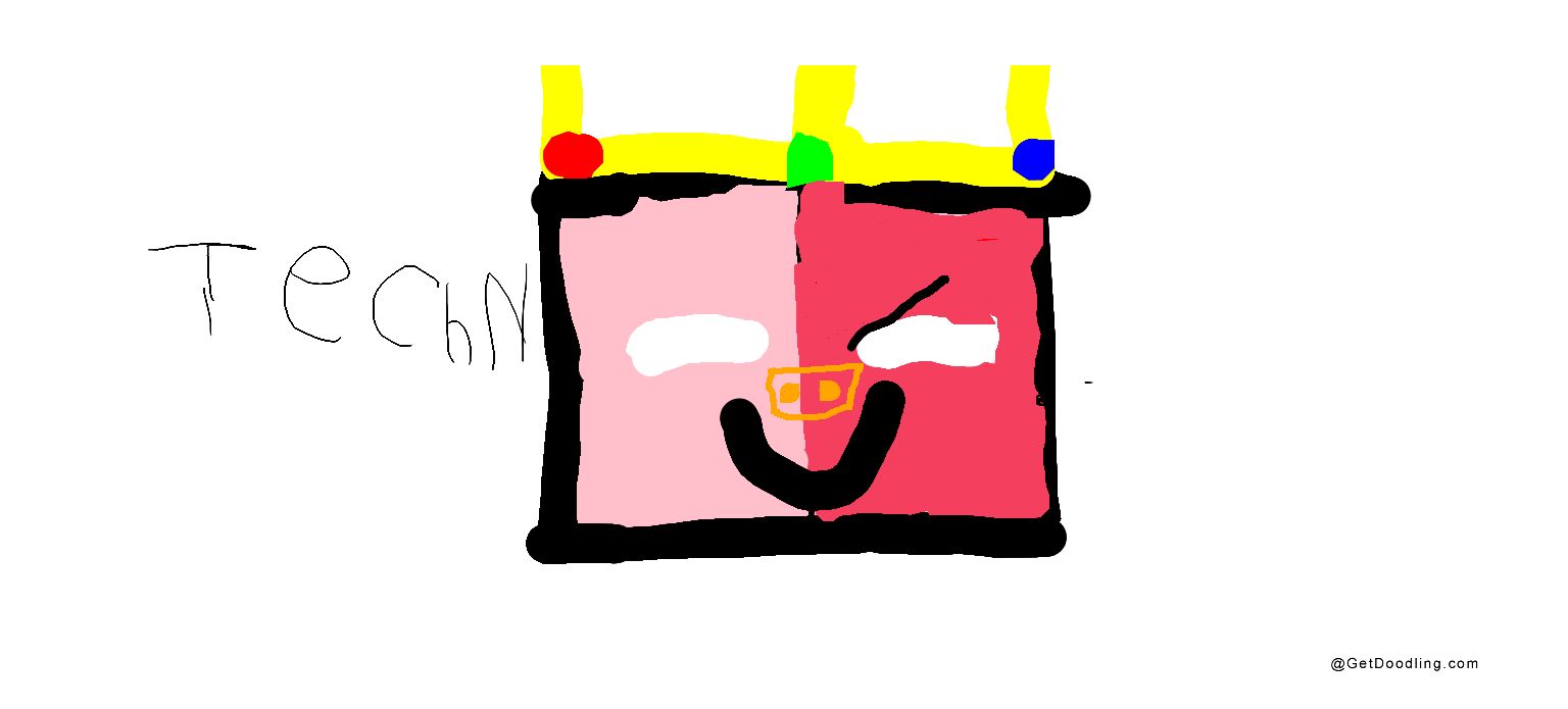 A pink, square-faced pig wearing a crown