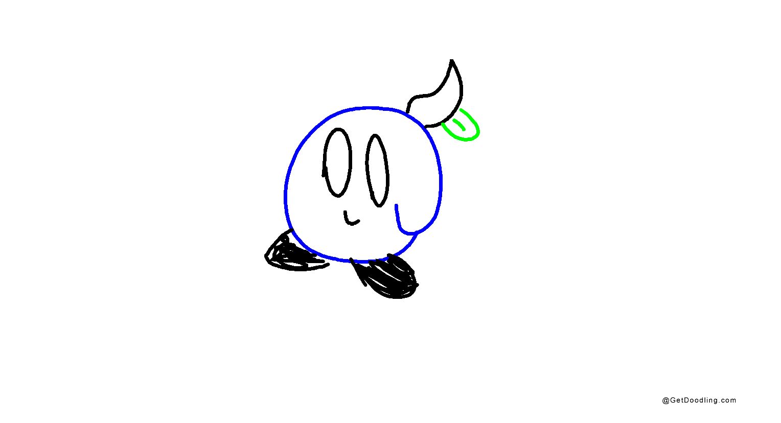 A chubby little elf with a tiny sprout on its head