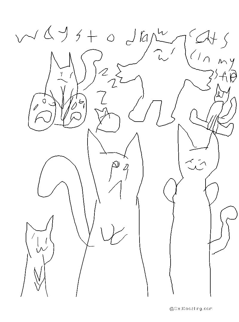 A group of adorable cats are playing, sleeping, and frolicking