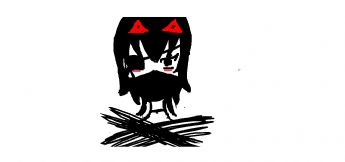Urocza ninja w stylu chibi