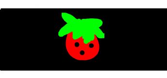 A surprising red tomato under green leaves