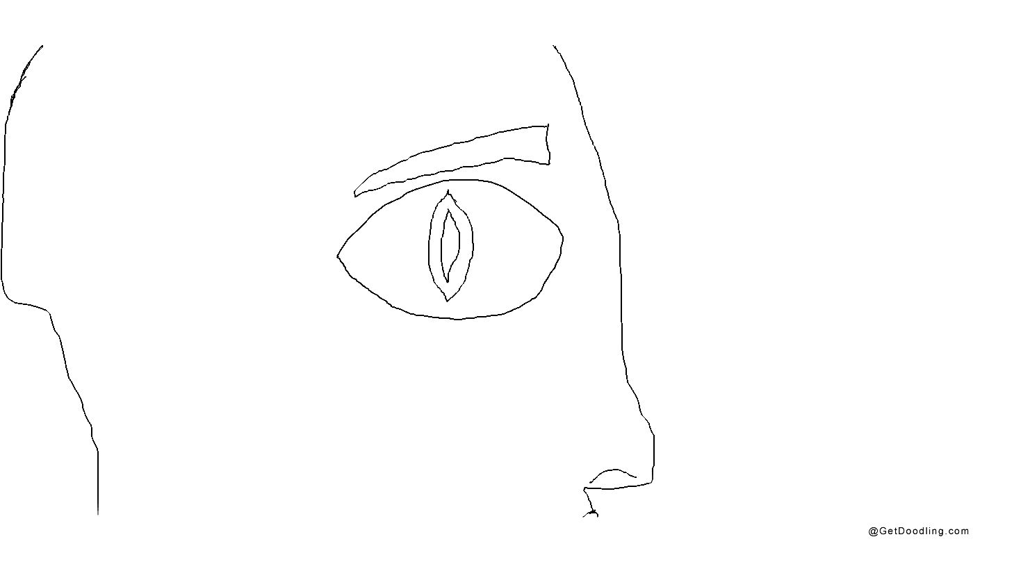 A cool profile picture revealing a mysterious gaze