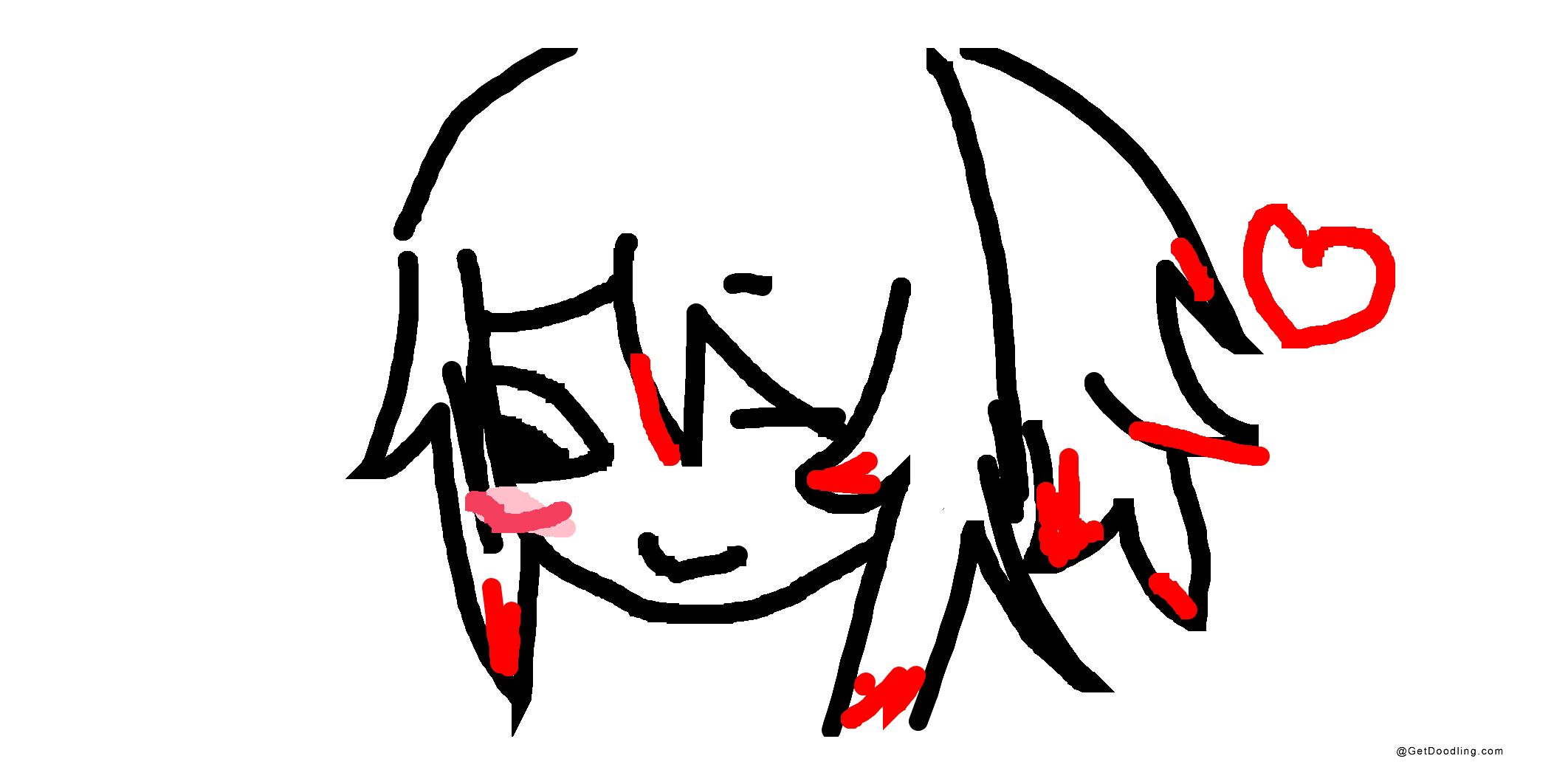 Shy Short-Haired Girl Smiling