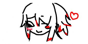 Shy Short-Haired Girl Smiling