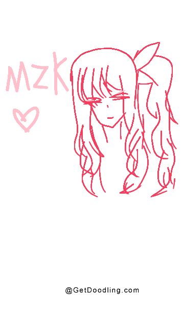 A long-haired girl with a bow